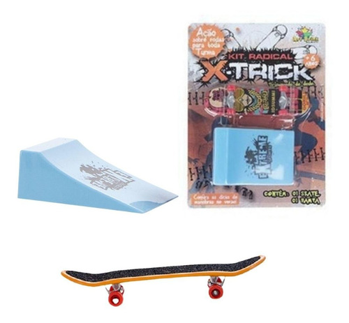 Skate De Dedo Com Rampa Barato Skate Fingerboard Radical Kid